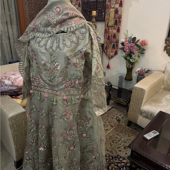 Stitched Maxi/Long dress (designer ZebTan) - Picture 1 of 11